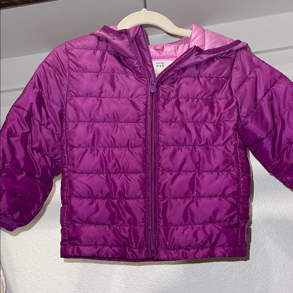GAP Purple Kids Puffer Jacket